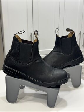 Outbound Men’s Adan Classic Casual Slip-On Chelsea Ankle Boots Size 11 Black